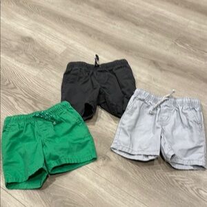 Cat & Jack Green, Grey and Black Shorts